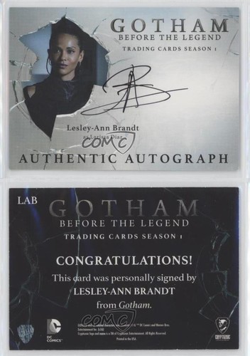 2016 Gotham Before the Legend: Season 1 Auto Lesley-Ann Brandt Larissa Diaz 0el - Picture 3 of 3
