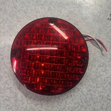 7" Sound Off Signal Genuine LED Red Stop Tail Lamp Light School Bus 3-Wire