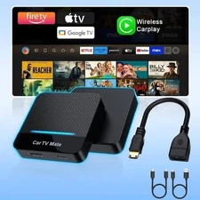 Car TV Mate CarPlay HDMl Adapter for Fire TV Stick/Google TV/Game Console
