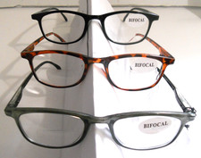 3 pair Bifocal Reading Glasses quality brand readers power 1.75 Men Women
