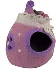 Handcrafted Durable Felted Wool Cat Cave Bed - Natural Wool Material Constructio