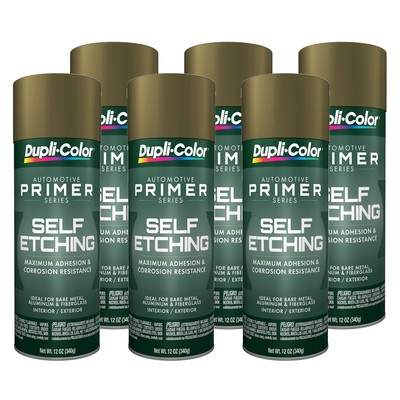 Duplicolor DAP1690 (6-Pack), Self-Etching Primer, Green, 12 oz Aerosol
