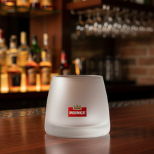 Prince Zigaretten Teelicht Windlicht Milchglas Schmal Zulaufend Glas Gläser NEU