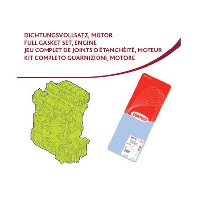 Dichtungsvollsatz Motor Corteco 437849P für Ford