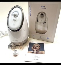 Aira Ionic Facial Steamer Vanity Planet Silver Cleanses and Moisturizes (used)