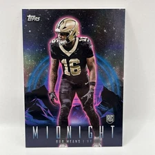 Bubs Mean 2024 Topps Midnight Rookie Card 🔥 Saints
