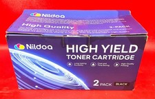 NEW TN 650 TN650 TONER CARTRIDGE REPLACEMENT for BROTHER TN650 BLACK 2 PACK