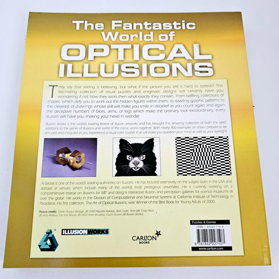 The Fantastic World of Optical Illusions by Al Seckel Paperback 2002 Free Post - Image 2 of 4