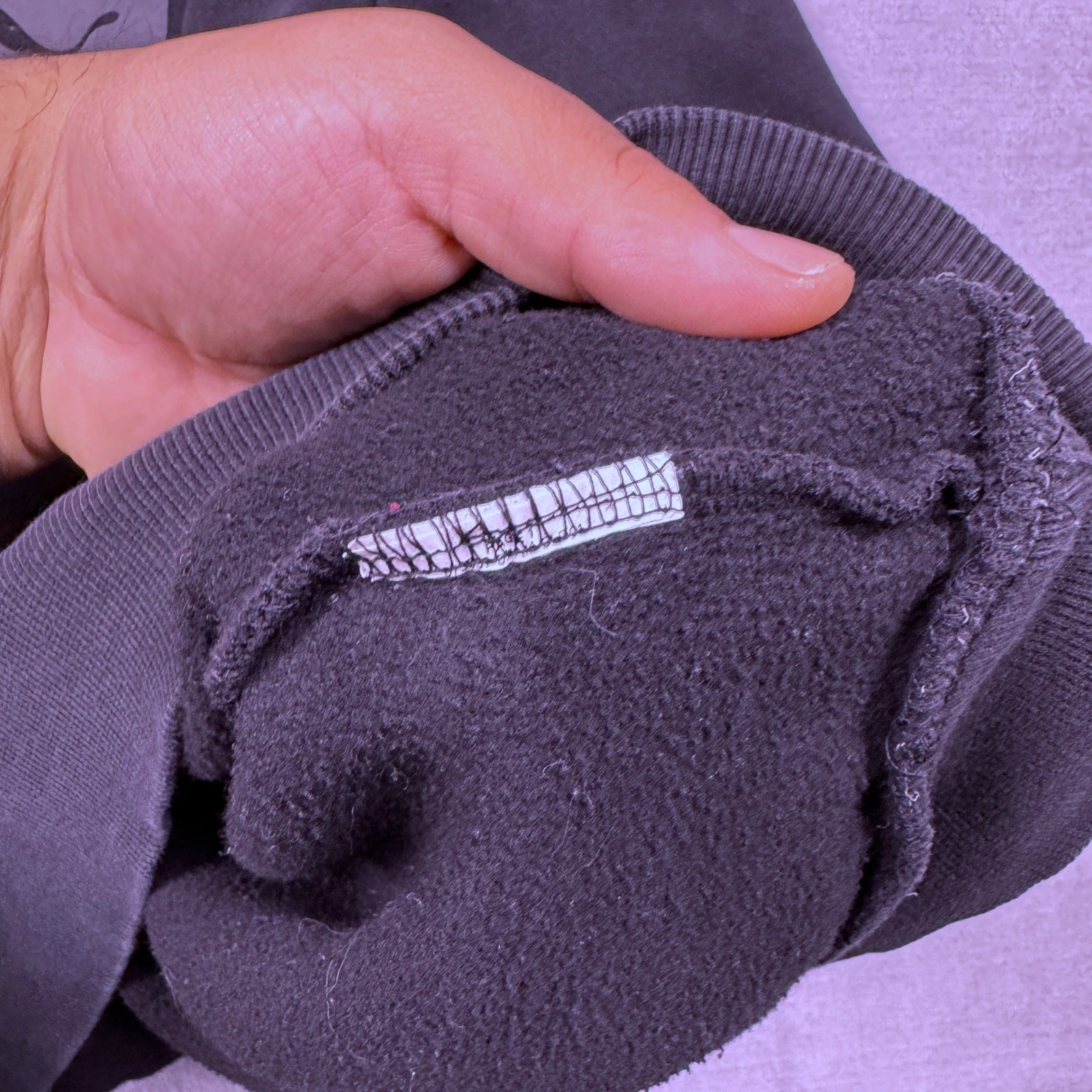 Puma Women's XL Black Crewneck Sweatshirt Long Sleeve Logo Pullover thumbnail 6