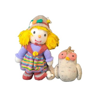 Handgestrickte gehäkelte Sally Vogelscheuche Puppe Plüsch Teddy & gehäkelte Eule KOSTENLOSER VERSAND 