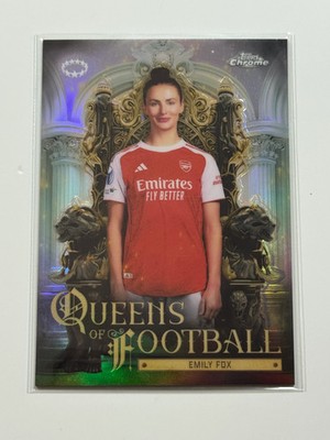 2025-26 Topps Chrome Women's UWCL Queens Of Football #2 Emily Fox