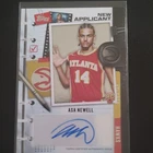 Topps 2025-26 New Applicant Autographs Asa Newell RC Auto Hawks #NA-AN
