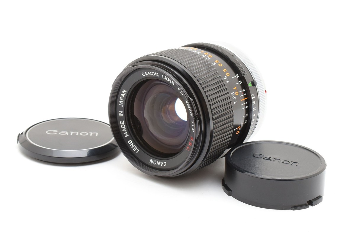 Rare! [MINT] Canon FD 28mm f2 s.s.c. SSC Wide Angle MF Prime Lens