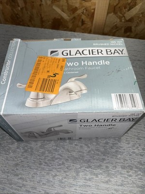  Glacier Bay Constructor 4'' Bathroom Faucet 195 157 Brushed Nickel 