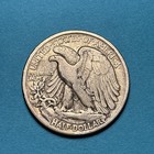 (1) Beautiful Toned Antique 1921-P Walking Liberty Half Dollar F/VF KEY DATE — photo 2