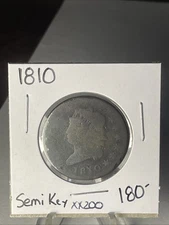 Key Better Date 1810 LARGE CENT XX200