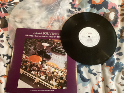 OMD Souvenir Translucent Dark Green 10  Vinyl Picture Cover Canada VSX1140