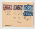 b2104 EGYPT 1937 15th Ophthalmological Congress set on air mail FDC