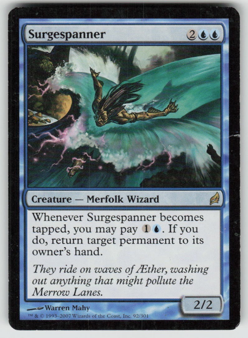 Surgespanner 92 Lorwyn Magic: The Gathering TCG Heavily Played