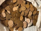 1909-1919 Lincoln Wheat Penny Huge Bag, Lot of 350 Coins, Mixed Dates