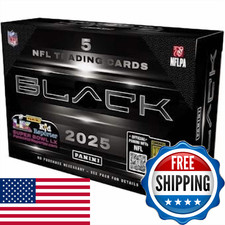 2025 Panini Black Football Hobby Box - 2 Autographs Per Box
