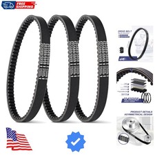 Go Kart Drive Belt, 3PCS Drive Belts, 30 Series Torque Converter Belt for Man...