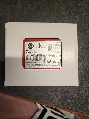 Allen Bradley MSR127TP 440R-N23132 Guardmaster Safety Relay 24v-dc/v-ac