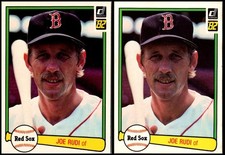 Donruss Joe Rudi Boston Red Sox (2) Card Lot - ADD SOME MAGIC TO YOUR COLLECT...