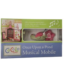 Cocalo Once Upon A Pond Turtle Flowers Baby Musical Crib Mobile NEW