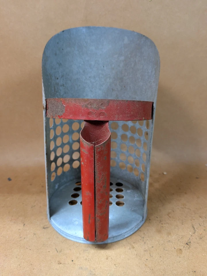 Detector de metales vintage con cuchara de arena de playa de metal Foto 2 de 4