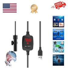 Super Mini Aquarium Heater USB 10W Alumina Ceramic Betta Heater Adjustable Su...