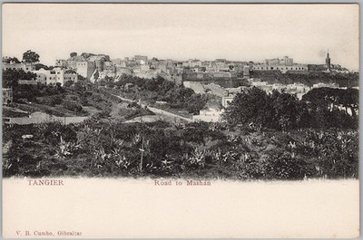 Tangier Morocco Road to Mashan V. B. Cumbo Gibraltar Postcard H85