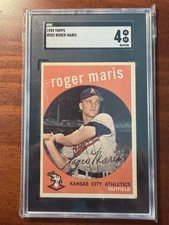 1959 Topps ⚾️ ROGER MARIS #202 🔥SGC 4🔥 HOF