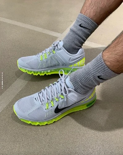 Nike Air Max 2013 Wolf Grey Volt Black Black HF3660-003 Men Sizes