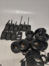 Motorola CP100D Two Way Radio AAH87YDC9JC2AN Lot 10  Chargers No Batteries