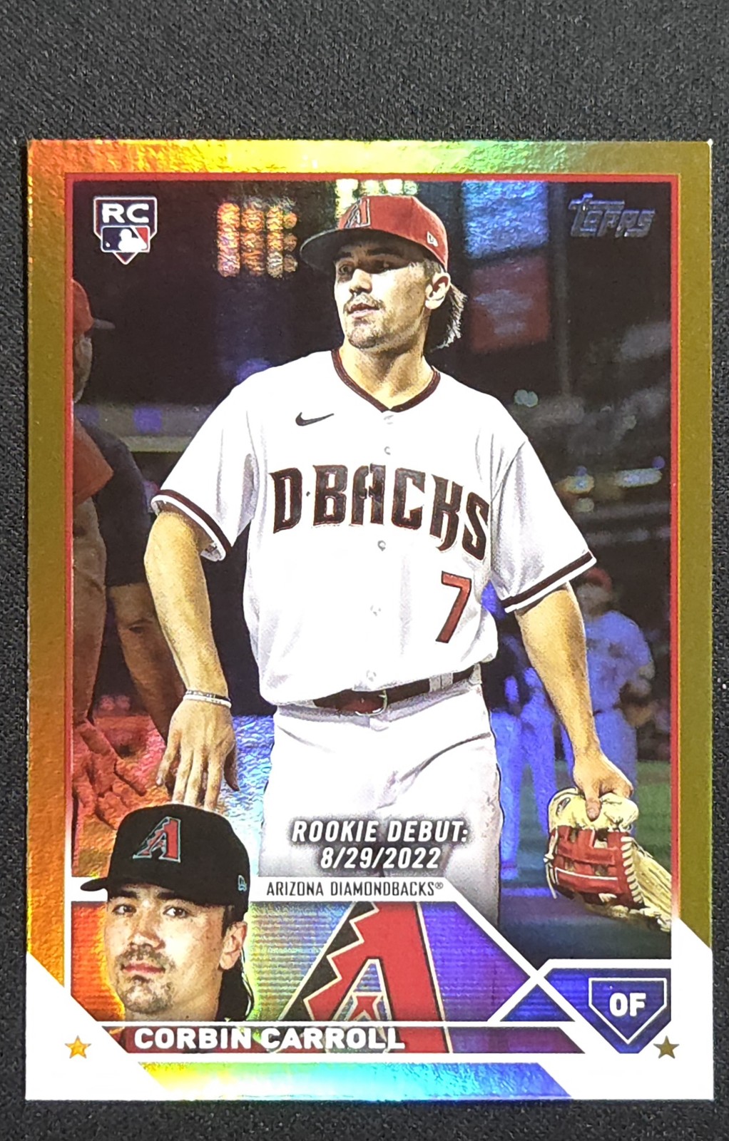 2023 Topps Update CORBIN CARROLL Gold Foil #US244 👀🔥