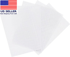 Premium White Fursuit Eyes Mesh, 5 Sheets, 11.8"X7.87"  0.5Mm PVC Plastic for F