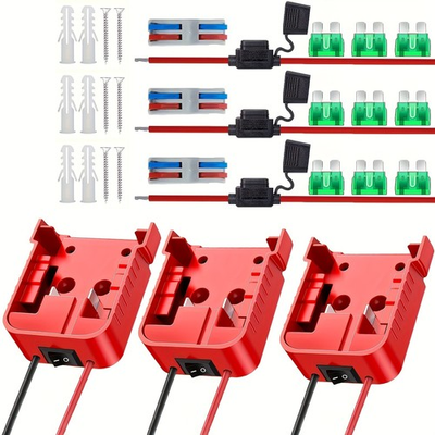 #ad #ad 3 Pcs Power Wheel Adapter Compatible With Milwaukee 18V Battery for DIY RC Car $21.59