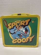 Vintage Walt Disney Productions Aladdin Inc. Goofy Sports Lunchbox. No Thermos