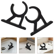 2pcs Boat Hook Holder: Black Quick Release Pole/Oar Holders - 42mm Nylon Pipe