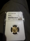 2010 Gold Eagle Ngc Ms69 1/10 Of An Ounce