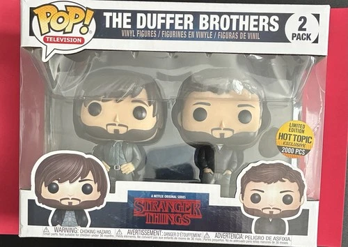 Funko Pop!: Stranger Things - The Duffer Brothers - 2 Pack - Free Ship/Protector