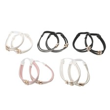 5 Pairs Rhinestone Shoe Straps Elastic for Shoes Heel Stabilizer High Heels