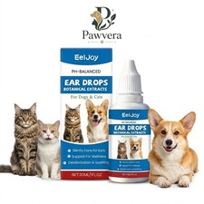 Pet Ear Drops For Dogs Cats Ear Cleaning Care Solution 30ML