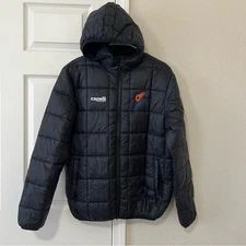 Capelli Sport KC Comets Lightweight Black Quilted Hooded Puffer Jacket Men’s M