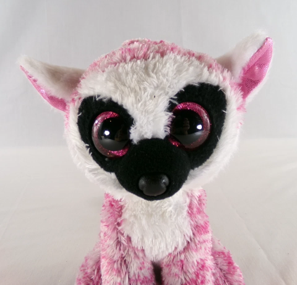 TY Silk Beanie Boo LeeAnn the Lemur 6" Stuffed Animal Plush Toy 2017 Soft Cute - Image 3 of 4