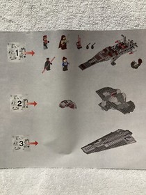 Star Wars LEGO 7961 Darth Maul's Sith Infiltrator Complete w/Manual & Minifigs