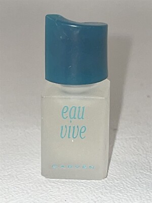 Carven Eau Vive Women Parfum Micro Mini Perfume Splash Miniature VTG Rare NEW