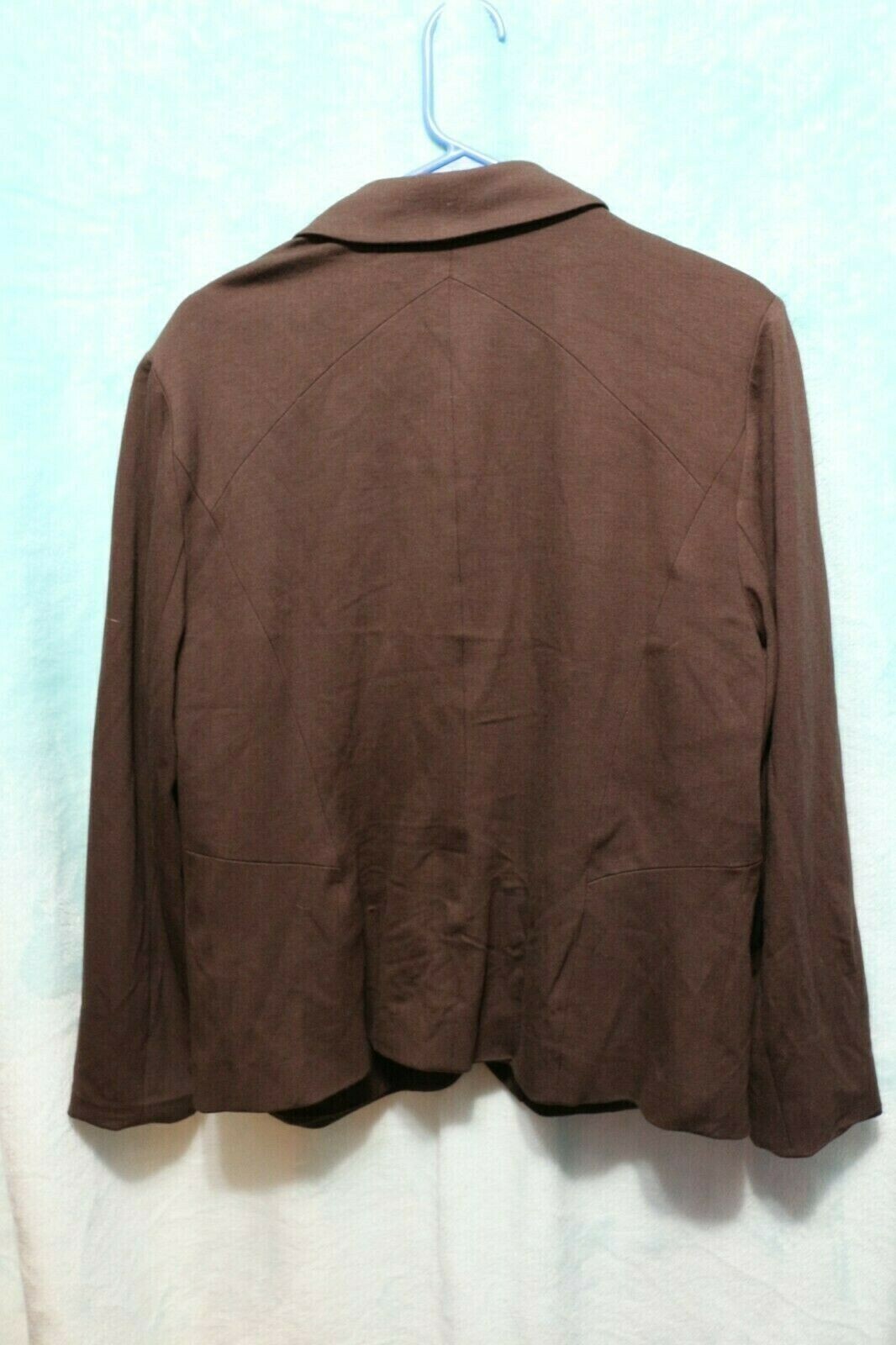 Chico's ♈Woman's Solid knit 1 button jacket size … - image 3