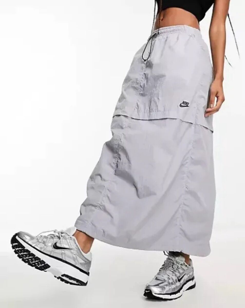 Nike Street Style Sport Utility woven cargo Logo Maxi Skirt Nike Street Style Sport Utility woven cargo Logo Maxi Skirt